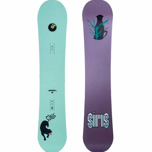 Sims Macrodose Snowboard + Season Universal Snowboard Bindings
