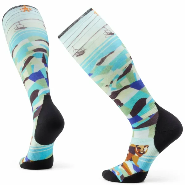 Smartwool Targeted Cushion Bear Country Print OTC Socks