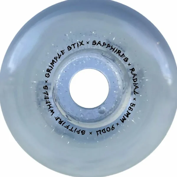 Spitfire x Grimple Stix Dust 90d Sapphires Skateboard Wheels