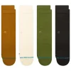Women Stance Icon Crew 4 Pack Socks