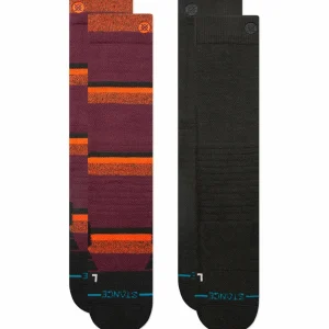 Stance Nightride Mid Poly Snow Socks 2-Pack