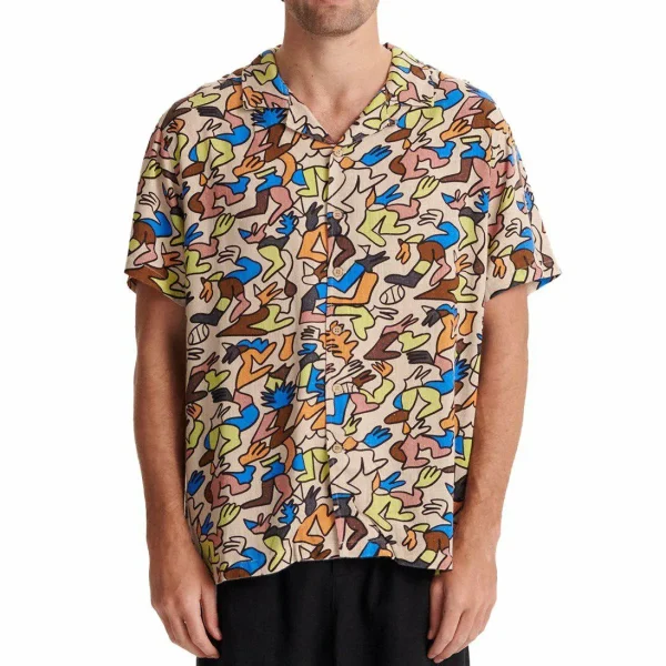 The Critical Slide Society Gus Goes West Short-Sleeve Resort Shirt - Men's