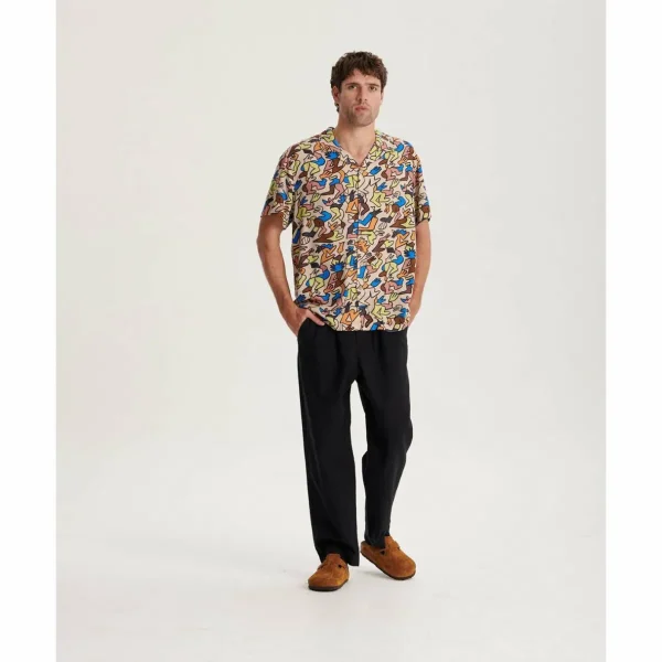 The Critical Slide Society Gus Goes West Short-Sleeve Resort Shirt - Men's