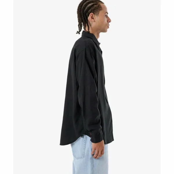Thrills Hemp Minimal Oversize Long-Sleeve Shirt