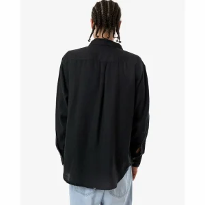 Thrills Hemp Minimal Oversize Long-Sleeve Shirt
