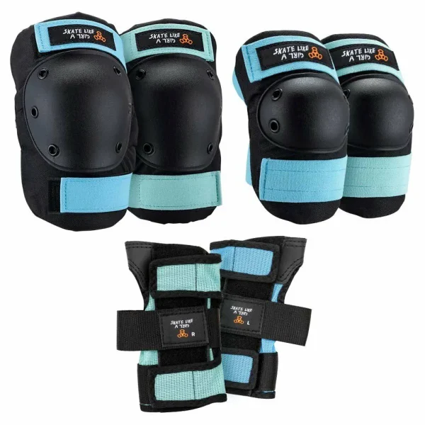 Triple 8 Saver Series Color Collection Skateboard Pad Set