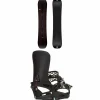 United Shapes Object Snowboard + Season Universal Snowboard Bindings 2025