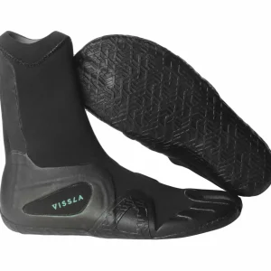 Vissla 7 Seas 4/3 Chest Zip Wetsuit + 7 Seas 3mm  Split Toe Wetsuit Boots