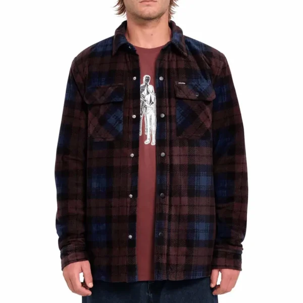 Volcom Bowered Fleece Long-Sleeve Shirt - Men's