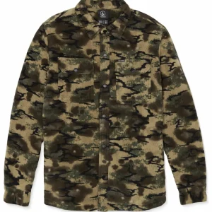 Volcom Bowered Fleece Long-Sleeve Shirt - Men's