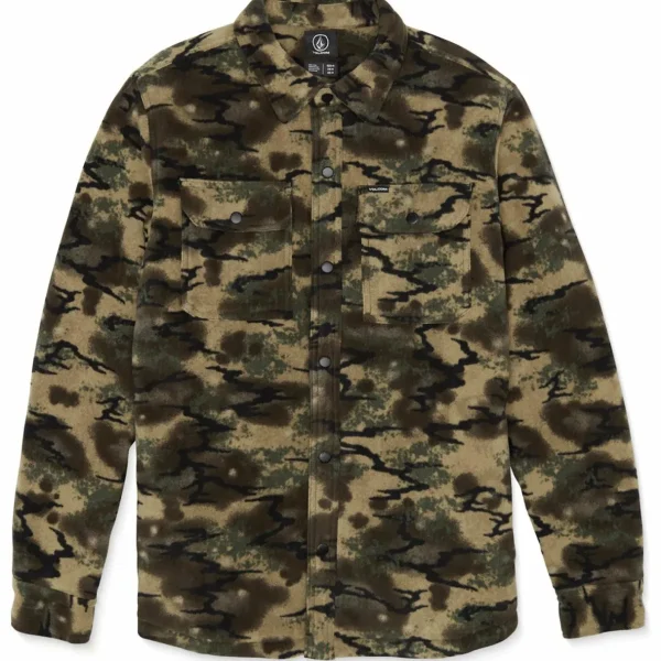 Volcom Bowered Fleece Long-Sleeve Shirt - Men's