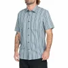 Volcom Newbar Stripe Short-Sleeve Shirt - Men's