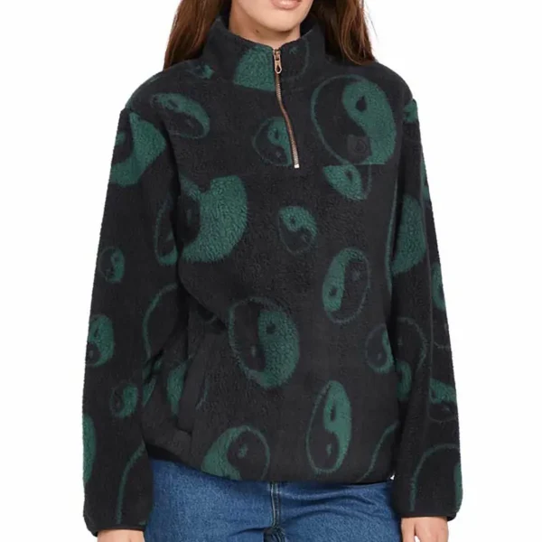 Women Volcom Pheelin It Mock Neck Fleece - Women's