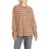 Women Volcom Plaid To Meet U Long-Sleeve Shirt - Women's