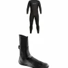 XCEL 5/4 Axis Back Zip Wetsuit + 5mm Axis Round Toe Wetsuit Boots