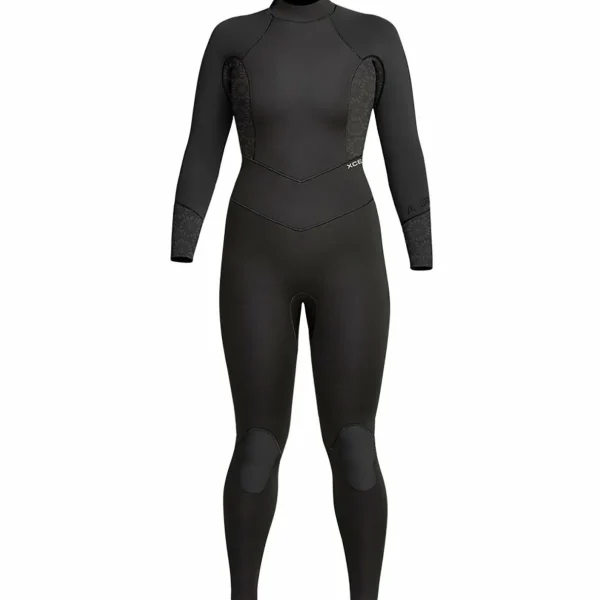 XCEL 4/3 Axis Back Zip Wetsuit - Women's + 3mm Axis Round Toe Wetsuit Boots