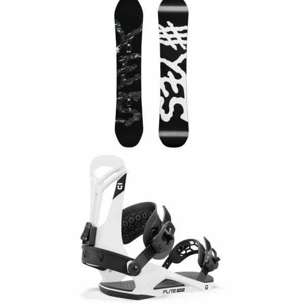 Yes. Basic Snowboard + Union Flite Pro Snowboard Bindings 2025