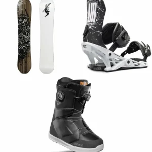 Yes. PYL Snowboard + Airmaster Snowboard Bindings + thirtytwo Lashed Double Boa Snowboard Boots 2025